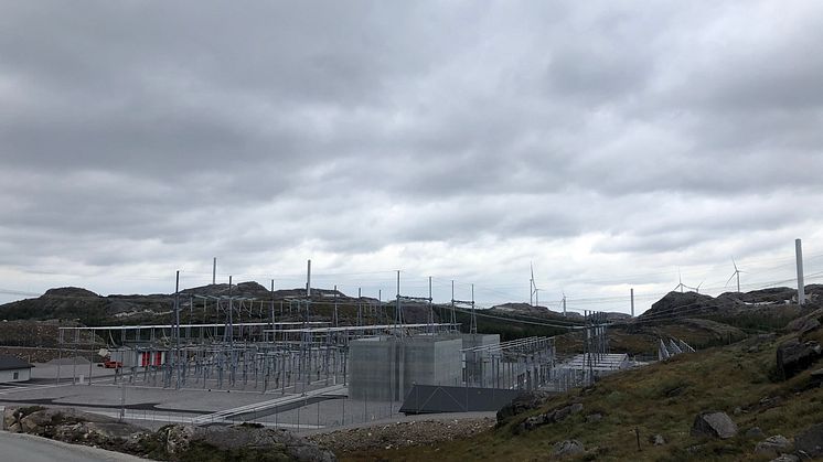 Illustrasjonsbilde: Rammeavtalen med Statnett innebærer blant annet bygging av nye transformatorstasjoner, som denne i Bjerkreim. Foto: Multiconsult