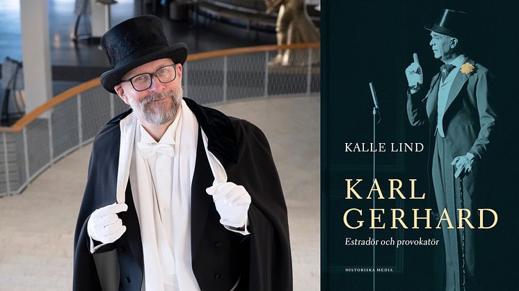 Piratenpristagaren Kalle Lind aktuell med Karl Gerhard-biografi i höst