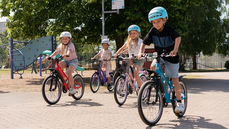 Cycleurope släpper rapporten ”Så får vi svenska barn att cykla igen”. Foto: Cycleurope.