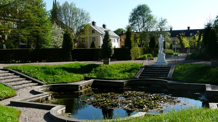 Dammen i Linnéträdgården. Fotograf: Lotta Sturesson Saetre