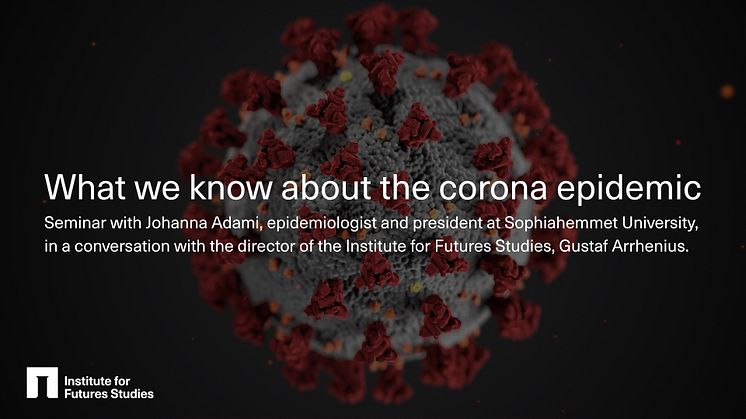 Epidemiolog Johanna Adami svarar på frågor om coronaepidemin