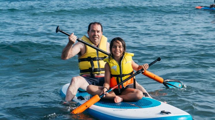 Paddle-surf og andre vandsportsaktiviter på Costa Daurada