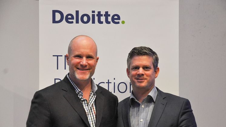 Duncan Stewart, director på Deloitte och Erik Olin, Partner Deloitte 