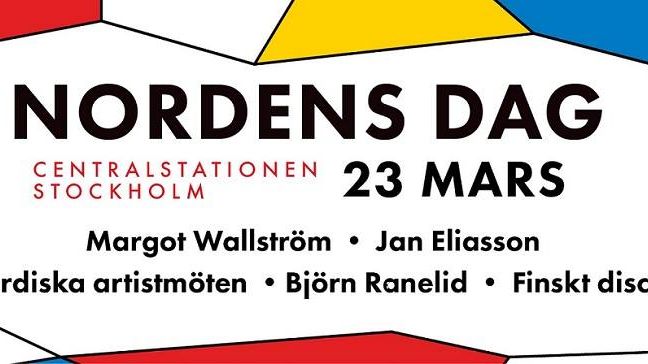 Nordens dag firas på Stockholms Centralstation den 23 mars.