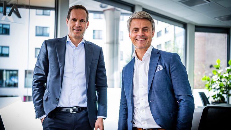 Knut Grotli er styreleder i Aider (tidligere administrerende direktør i PwC), og Andreas Vik er leder i Aider (tidligere leder i BDO Accounting)