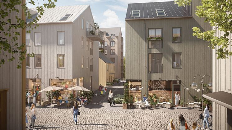 I centrala Kungälv projekterar Balder 124 moderna bostadsrätter och cirka tio lokaler. Bostäderna förmedlas av Bjurfors Nyproduktion, och första inflyttning är planerad till årsskiftet 2022/2023.