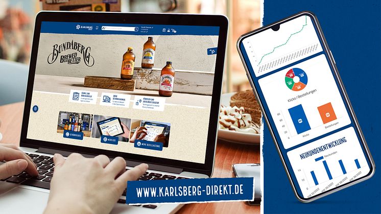 Auf seiner Online-Bestellplattform verbindet Karlsberg Direkt Marketing und Vertrieb. Foto: Karlsberg Direkt