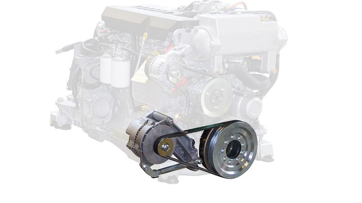 Hi-res image - VETUS - VETUS is introducing a second 24V / 75 Amps alternator with an intelligent controller (ACR) for its D-Line (Deutz) common rail engines
