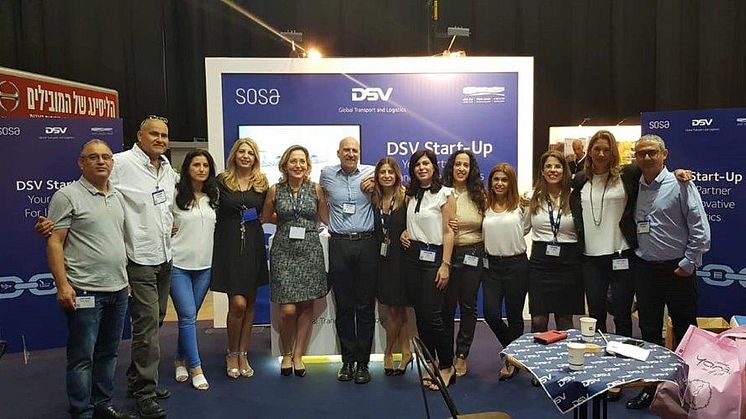 The DSV Start-Up team at an industrial fair in 2018