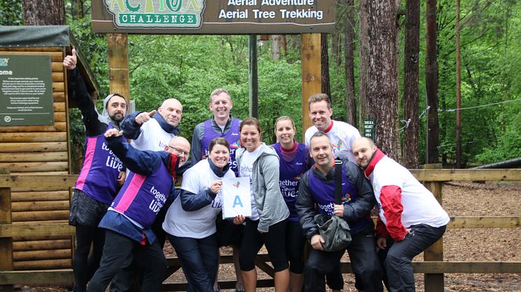 Staff at Center Parcs Elveden Forest take part in one of their A-Z challenges