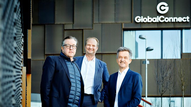 Adm. direktør i Telenor Lars Thomsen, direktør i OpenNet Henrik Møller Nielsen og head of B2C i GlobalConnect Peter Bredgaard
