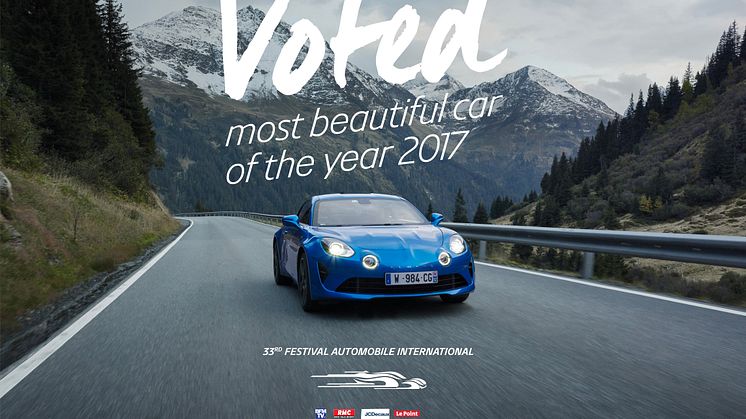 Alpine A110 - vackraste bilen 2017