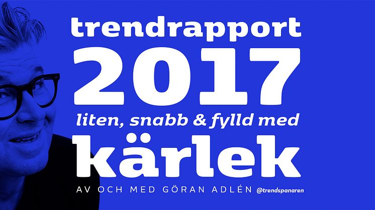Göran Adlén spår små aktörer som framtidens storheter! Trendguruns sista trendrapport på Högberga Gård.