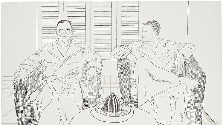 Grafik av David Hockney på Contemporary Art & Design