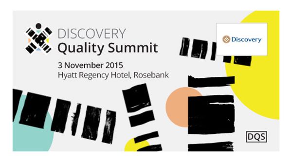 Invitation: Discovery Health Quality Summit 2015