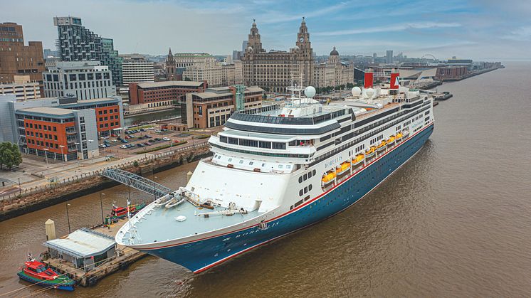 Fred. Olsen Cruise Lines’ Borealis bids a fond farewell to Liverpool after calling the city home for more than two years