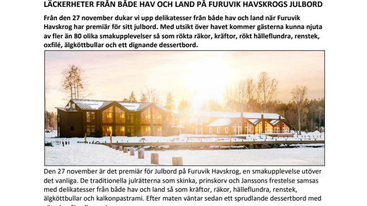 Läckerheter från både land och hav på Furuvik Havskrogs julbord.pdf