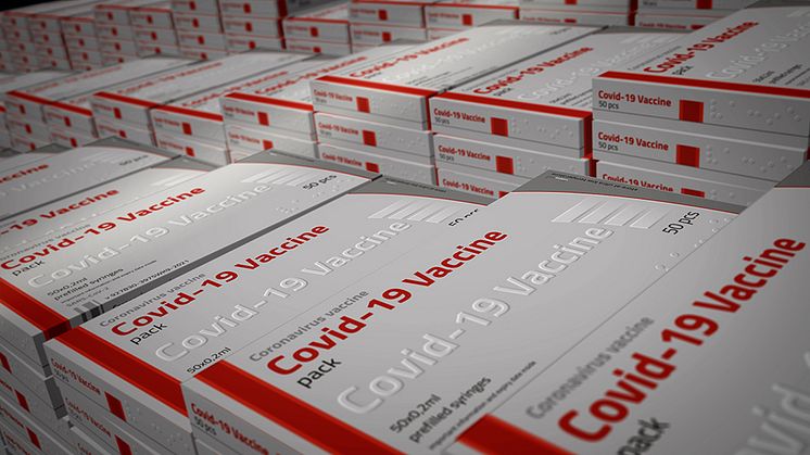 Förpackningsdata för covid-19-vacciner laddas av kapacitetsskäl upp i Sverige och ytterligare 10 länders system.