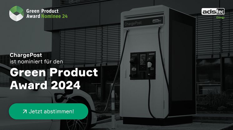 Green Product Awards 2024 –  Wir sind nominiert