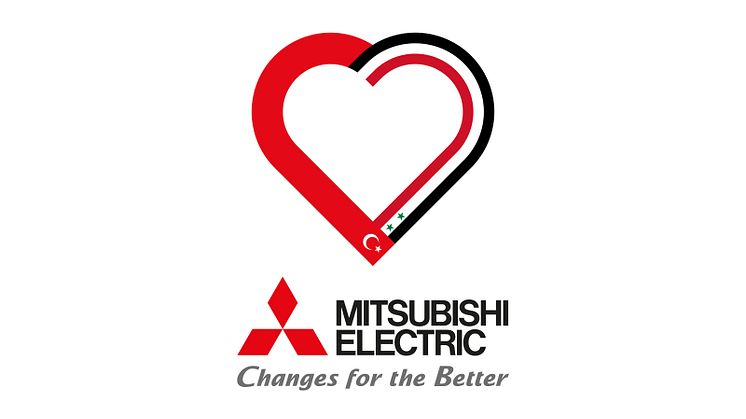 Mitsubishi Electric skänker pengar till de drabbade av jordbävningskatastrofen i Turkiet och Syrien 