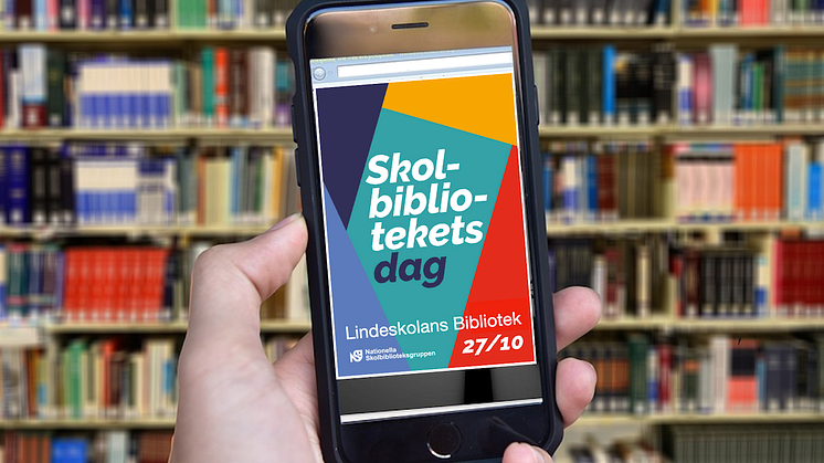 Skolbibliotekets Dag firas i höst på Lindeskolans Bibliotek i Lindesberg