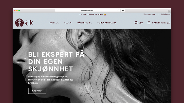 Introducing the new organic skincare brand EIR Scandinavia to the world