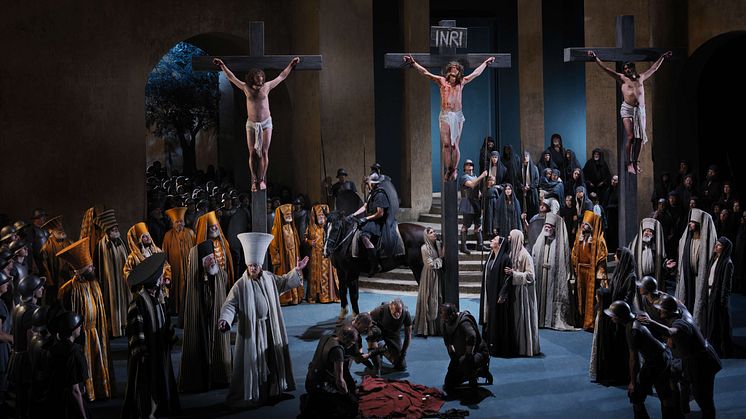 Passion Play Oberammergau: Jesus på korset 