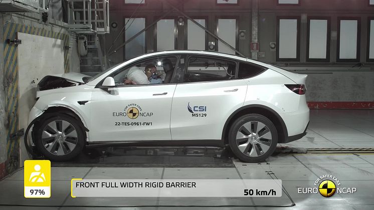 Tesla Model Y - Euro NCAP passive and active safety testing - September 2022