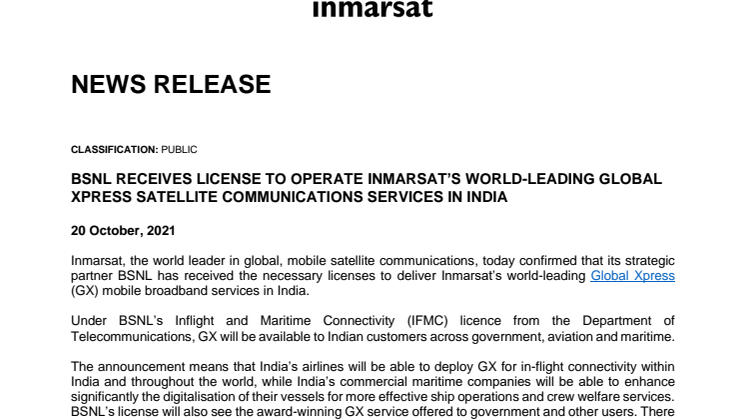 Inmarsat - GX Service In India.pdf