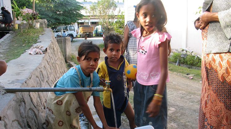 UNICEF och NCC i nytt partnerskap för att ge fler barn tillgång till rent vatten