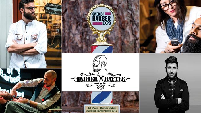Sveriges främsta barberare från Stockholm, Göteborg, Malmö och "övriga Sverige" gör upp om titeln "Årets barberare 2017"