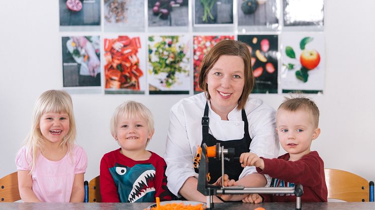 Tessins förskola i Nyköping finalist i Arla Guldko 2015 Bästa Matglädjeförskola