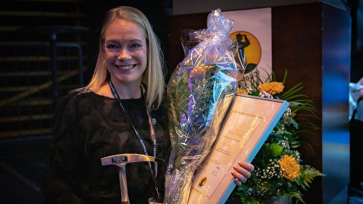 Åsa Allan, Vice VD Kaunis Iron, tilldelas FEM Special Award 