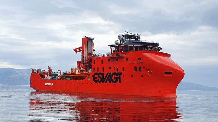 ESVAGT's newly built SOV 'Esvagt Alba' 