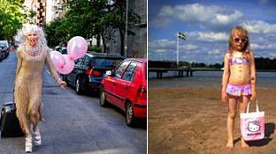 Stockholmsbilder med mångfald på Arlanda och i Pride Park