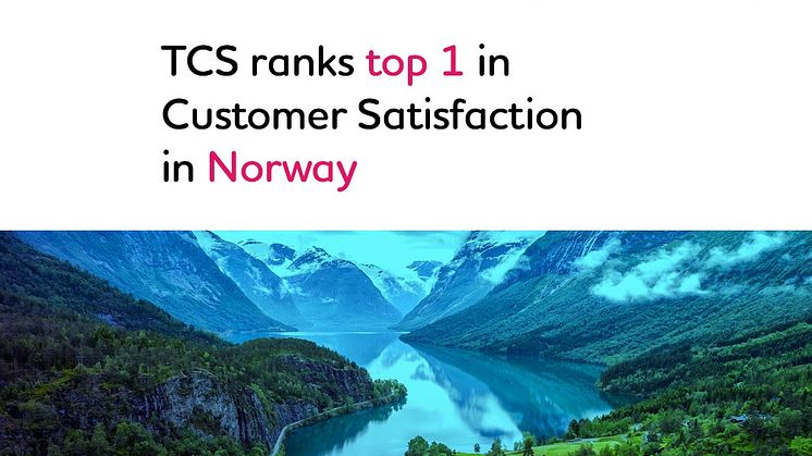 TCS tar førsteplassen på kundetilfredshet i Norge – for syvende år på rad 