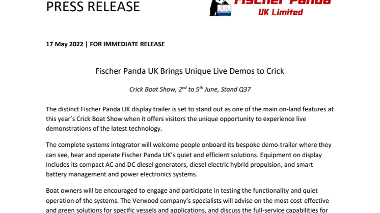 Fischer Panda UK Brings Unique Live Demos to Crick.pdf