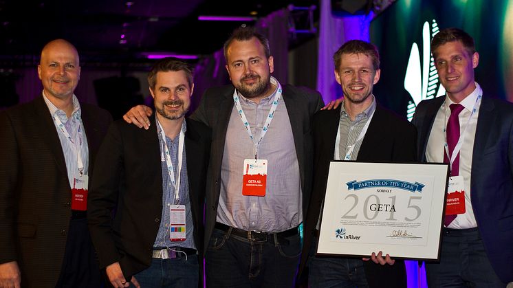 Geta recognized as inRiver Partner of the Year in Norway