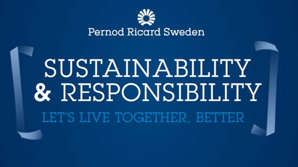 Pernod Ricard Sweden främjar ansvarstagande och inkludering