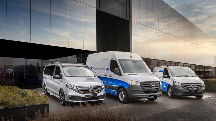 Mercedes-Benz Vans har rundet 25.000 elektriske varebiler
