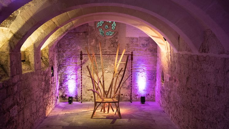 The Story Chair is available to view at Newcastle Cathedral until early October