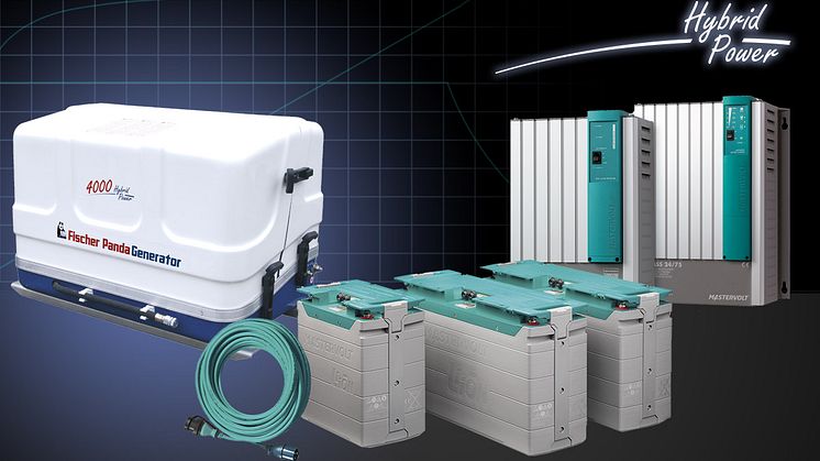 Fischer Panda UK offers battery, parallel hybrid and generator supported electric propulsion solutions, linked with its Mastervolt system integration equipment