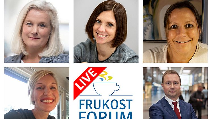 Medverkande vid FrukostForum i Vänersborg i november 2020