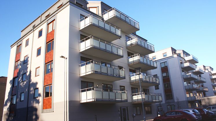 Aptus bidrar med trygghet i nytt bostadskvarter i Trollhättan