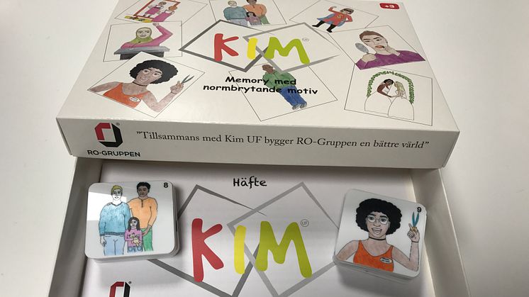 RO-Gruppen hjälper KIM UF att lansera ett memoryspel för barn med normbrytande motiv för att öka förståelsen för alla människors lika värde