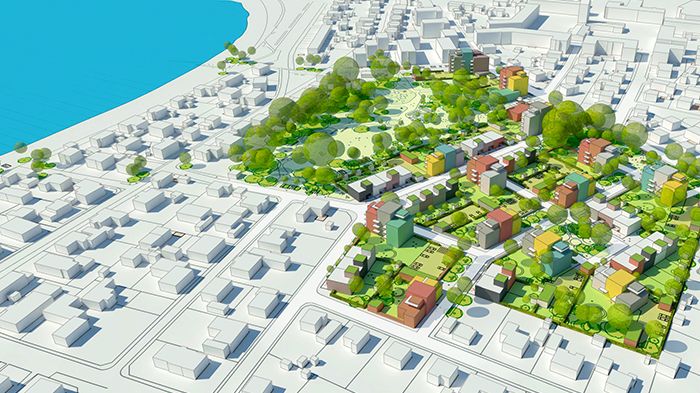 Ny stadsdel i Höganäs - Tema leder nybyggnation