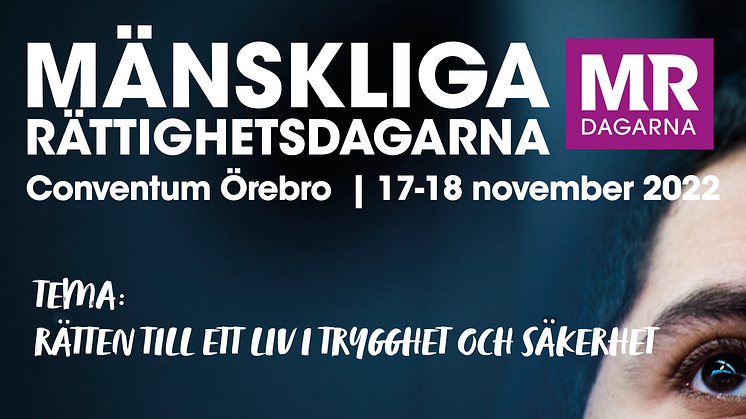 Nu släpps biljetterna till Mänskliga Rättighetsdagarna i Örebro!
