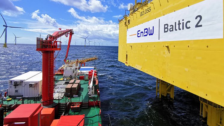 ‘The waters of the Baltic and the low turbine height make the gangway system on the ’Esvagt Dana’ ideally suited to the work that needs doing there.'