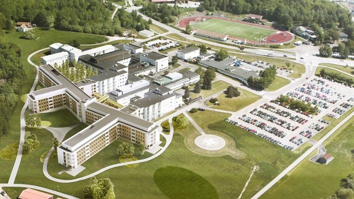 INUstyr ansvarar för fastighetsautomationen på Kungälvs nya sjukhus