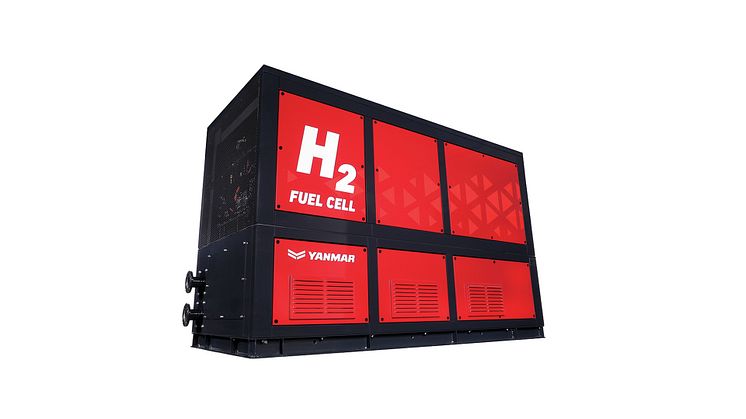 The 240kW maritime hydrogen fuel cell system.